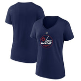 NHL Winnipeg Jets Women's Alternate Logo V-Neck T-Shirt