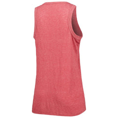 Red Los Angeles Angels Soft as a Grape Women's Tri-Blend Tank Top