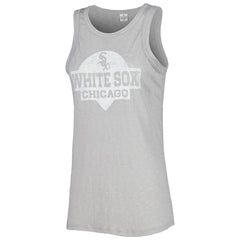 Gray Chicago White Sox Soft as a Grape Women's Tri-Blend Tank Top