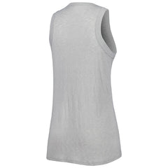 Gray Miami Marlins Soft as a Grape Women's Tri-Blend Tank Top