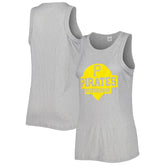Gray Pittsburgh Pirates Soft as a Grape Women's Tri-Blend Tank Top