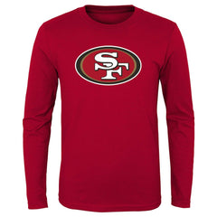 Youth Primary Logo Long Sleeve T-Shirt - San Francisco 49ers T-shirts