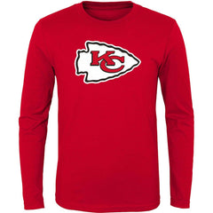 Youth Primary Logo Long Sleeve T-Shirt - Kansas City Chiefs T-shirts