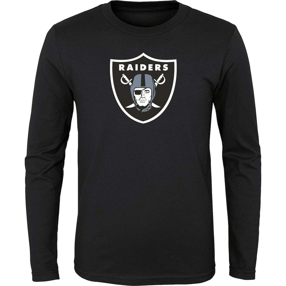 Youth Primary Logo Long Sleeve T-Shirt - Las Vegas Raiders T-shirts