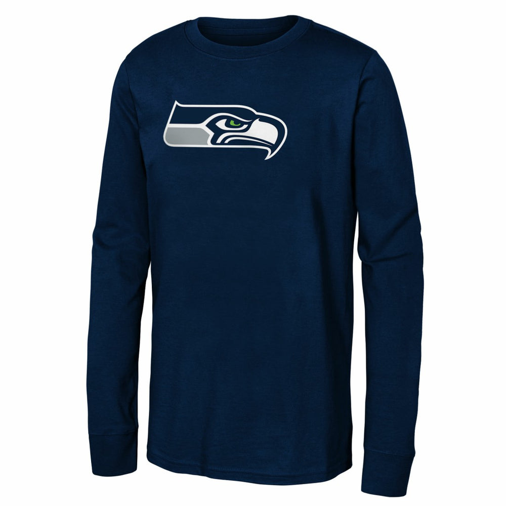 Youth Primary Logo Long Sleeve T-Shirt - Seattle Seahawks T-shirts