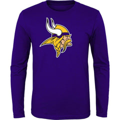 Youth Primary Logo Long Sleeve T-Shirt - Minnesota Vikings T-shirts