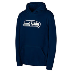 Youth Team Logo Pullover Hoodie - Seattle Seahawks Hoodies