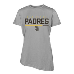 Steel San Diego Padres Levelwear Women's Birch T-Shirt