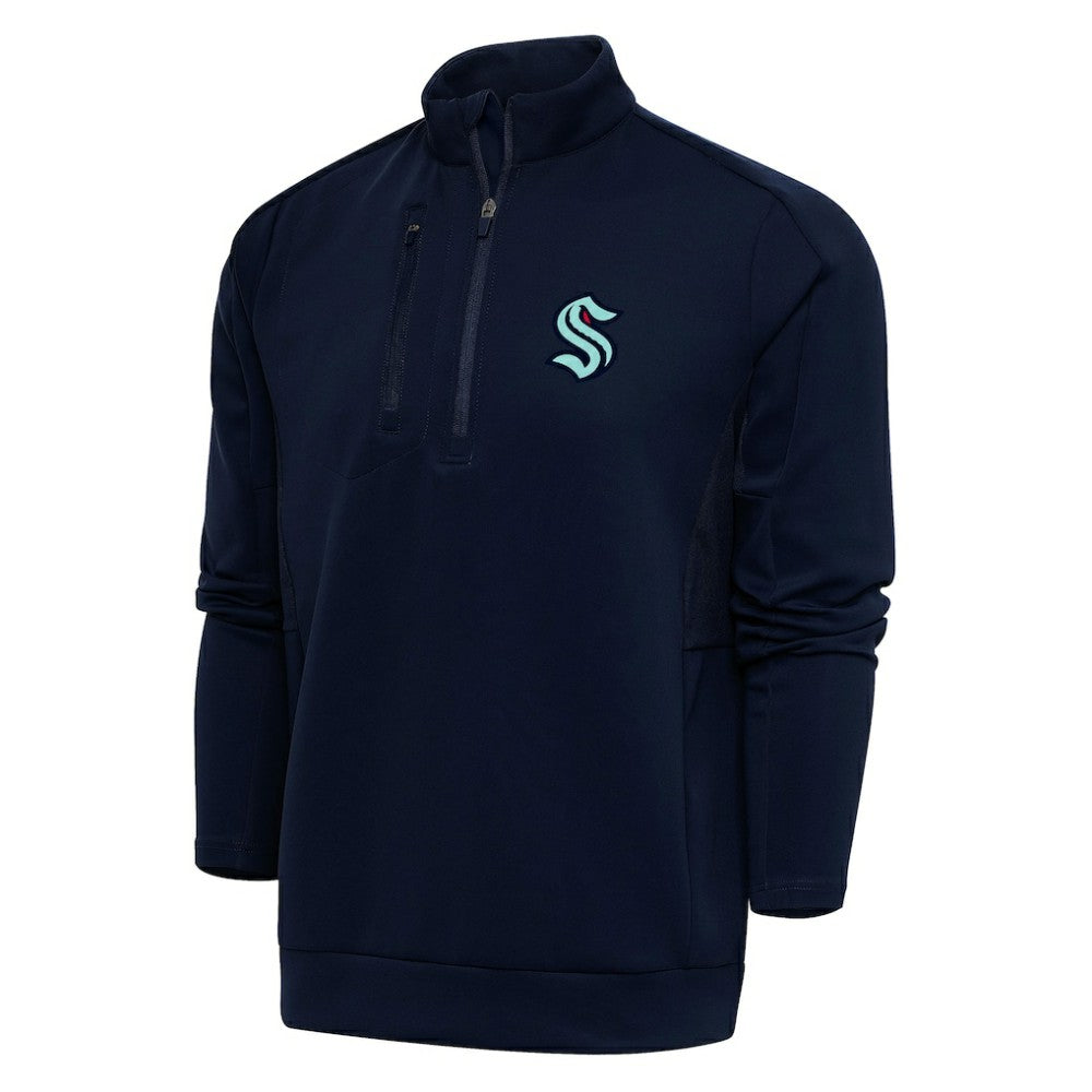 NHL Seattle Kraken Antigua Special Edition 2.0 Generation Quarter-Zip Pullover Top
