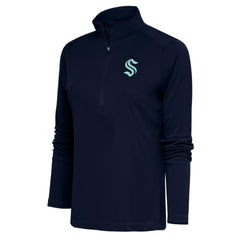 NHL Seattle Kraken Antigua Women's Special Edition 2.0 Tribute Quarter-Zip Pullover Top