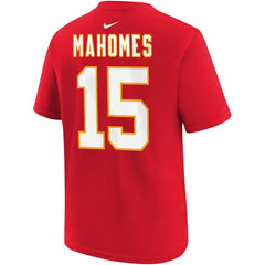 Patrick Mahomes Youth Player Name & Number T-Shirt - Kansas City Chiefs T-shirts