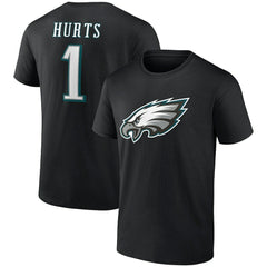 Jalen Hurts Icon Player Name & Number T-Shirt - Philadelphia Eagles T-shirts