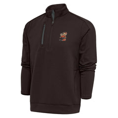 Antigua Team Logo Generation Quarter-Zip Pullover Jacket - Cleveland Browns Pullover