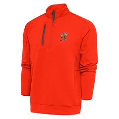 Antigua Team Logo Generation Quarter-Zip Pullover Jacket - Cleveland Browns Pullover