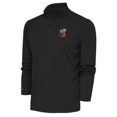 Antigua Team Logo Tribute Quarter-Zip Pullover Top - Cleveland Browns Pullover