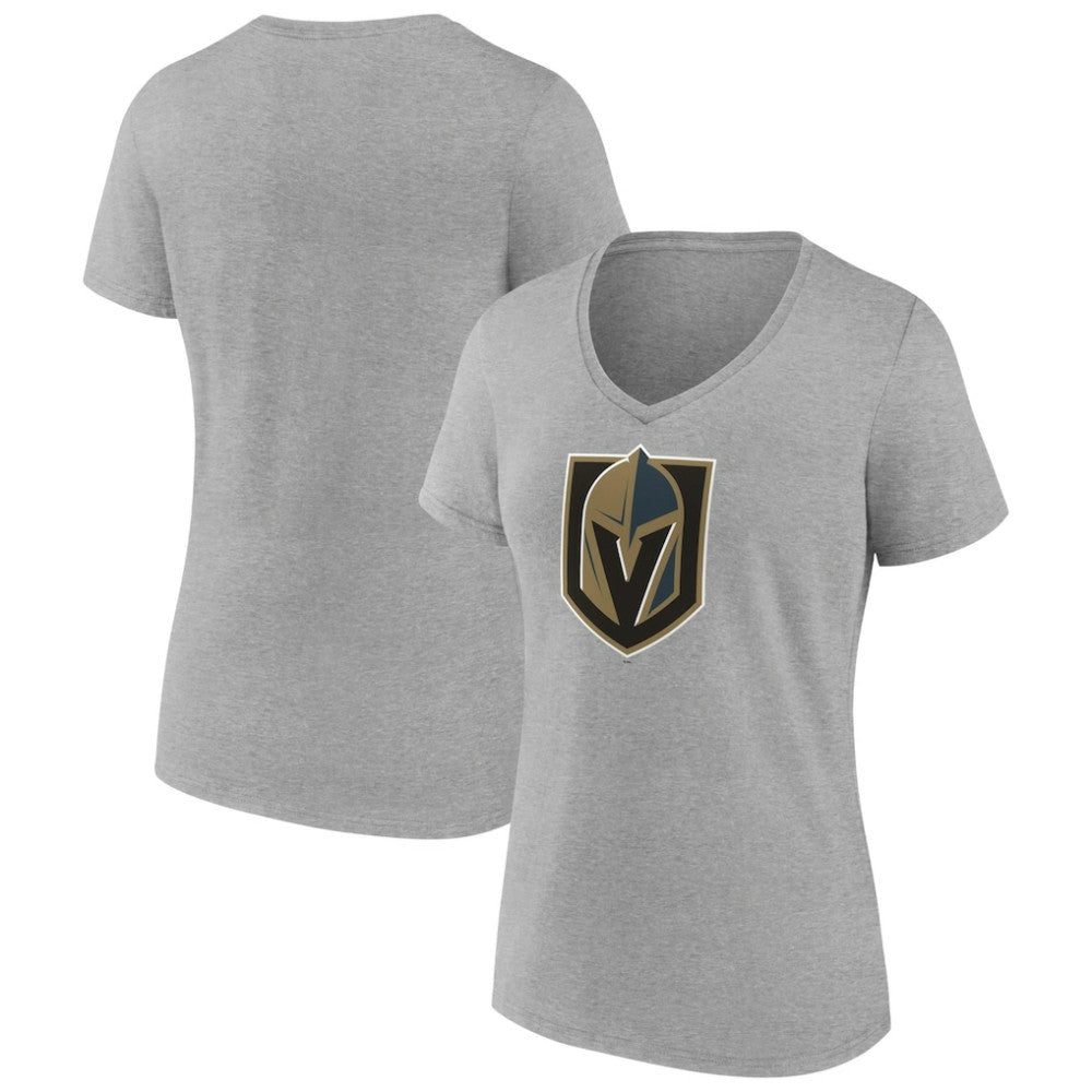 NHL Vegas Golden Knights Women's Primary Logo Team V-Neck T-Shirt
