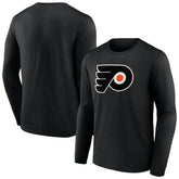 NHL Philadelphia Flyers Primary Logo Team Long Sleeve T-Shirt