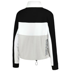 Black/White Chicago White Sox The Wild Collective Women's Color Block Half-Zip Jacket