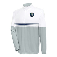 Minnesota Timberwolves Antigua Bender Quarter-Zip Pullover Top