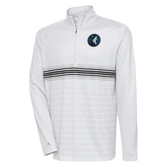 Minnesota Timberwolves Antigua Bullseye Quarter-Zip Pullover Top