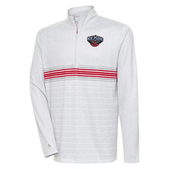 New Orleans Pelicans Antigua Bullseye Quarter-Zip Pullover Top