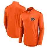 NHL Philadelphia Flyers Fanatics Mock Neck Quarter-Zip Top