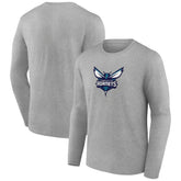 Charlotte Hornets Primary Team Logo Long Sleeve T-Shirt