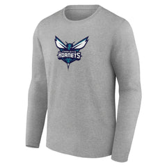 Charlotte Hornets Primary Team Logo Long Sleeve T-Shirt