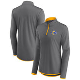 Women's Adult Corner Long Sleeve 1/4 Zip Top - Los Angeles Rams Tops
