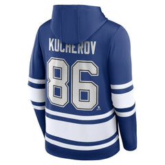 NHL Nikita Kucherov Tampa Bay Lightning Fanatics Name & Number Lace-Up Pullover Hoodie