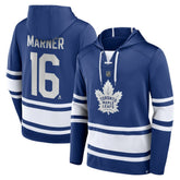 NHL Mitch Marner Toronto Maple Leafs Fanatics Name & Number Lace-Up Pullover Hoodie