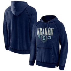 NHL Seattle Kraken Fanatics Shoulder-To-Shoulder Raglan Pullover Hoodie