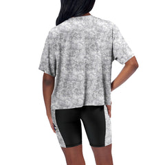 Certo Women's Cropped Turnout T-Shirt - Baltimore Ravens T-shirts