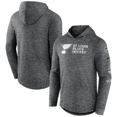 NHL St. Louis Blues Fanatics Stacked Long Sleeve Hoodie T-Shirt