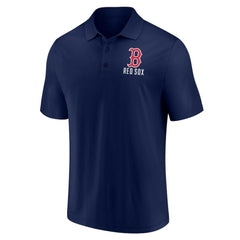 Navy/White Boston Red Sox Fanatics Two-Pack Logo Lockup Polo Set