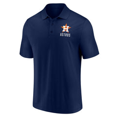 Navy/White Houston Astros Fanatics Two-Pack Logo Lockup Polo Set