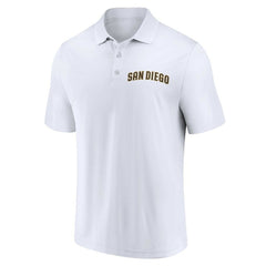 Brown/White San Diego Padres Fanatics Two-Pack Logo Lockup Polo Set