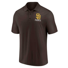 Brown/White San Diego Padres Fanatics Two-Pack Logo Lockup Polo Set