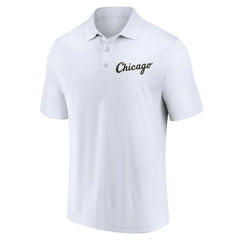 Black/White Chicago White Sox Fanatics Two-Pack Logo Lockup Polo Set