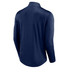 Navy Cleveland Guardians Fanatics Quarterback Quarter-Zip Top