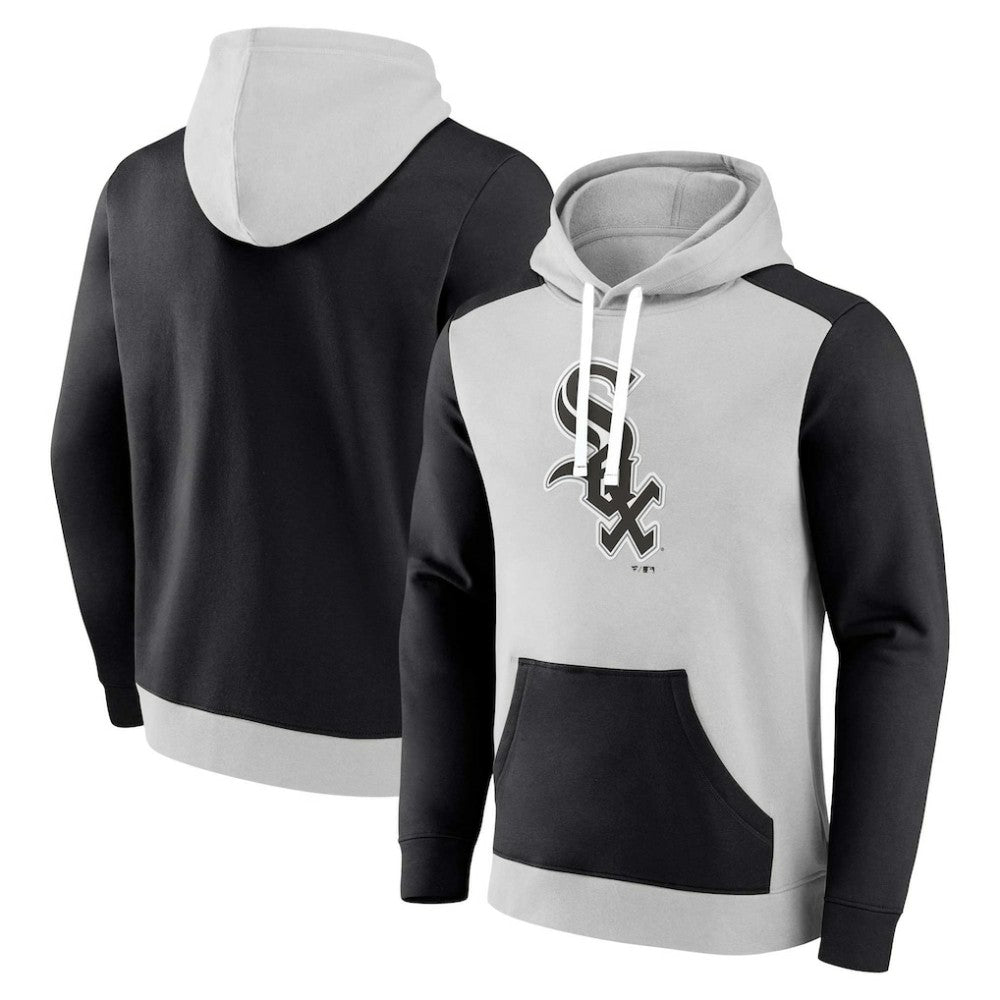 Gray/Black Chicago White Sox Fanatics Arctic Pullover Hoodie