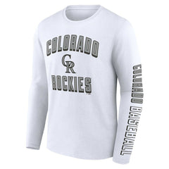 Black/White Colorado Rockies Fanatics Two-Pack Combo T-Shirt Set