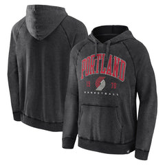 Fanatics Portland Trail Blazers Foul Trouble Snow Wash Raglan Pullover Hoodie