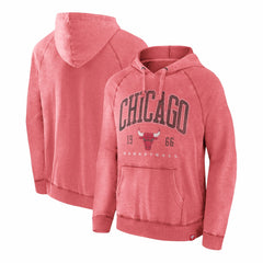 Fanatics Chicago Bulls Foul Trouble Snow Wash Raglan Pullover Hoodie