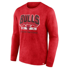 Fanatics Chicago Bulls Front Court Press Snow Wash Long Sleeve T-Shirt sale