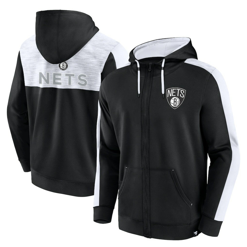 Fanatics Brooklyn Nets Rainbow Shot Full-Zip Hoodie