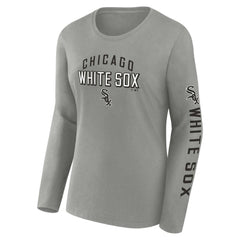 Gray/Black Chicago White Sox Fanatics Women's T-Shirt Combo Pack