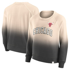 Fanatics Chicago Bulls Women's Lounge Arch Raglan Pullover Sweatshirt