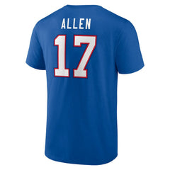 Josh Allen Icon Player Name & Number T-Shirt - Buffalo Bills T-shirts
