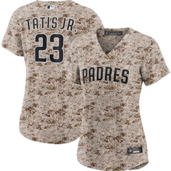 Camo Fernando Tatis Jr. San Diego Padres Nike Women's USMC Alternate Replica Player Jersey